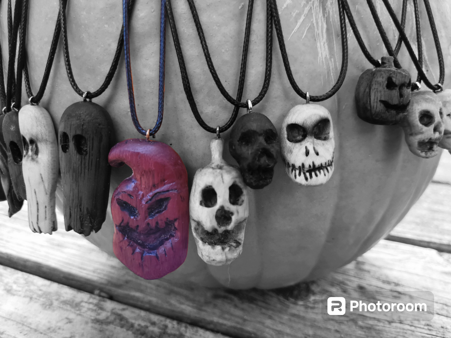 Purple Heart Oogie Boogie pendant